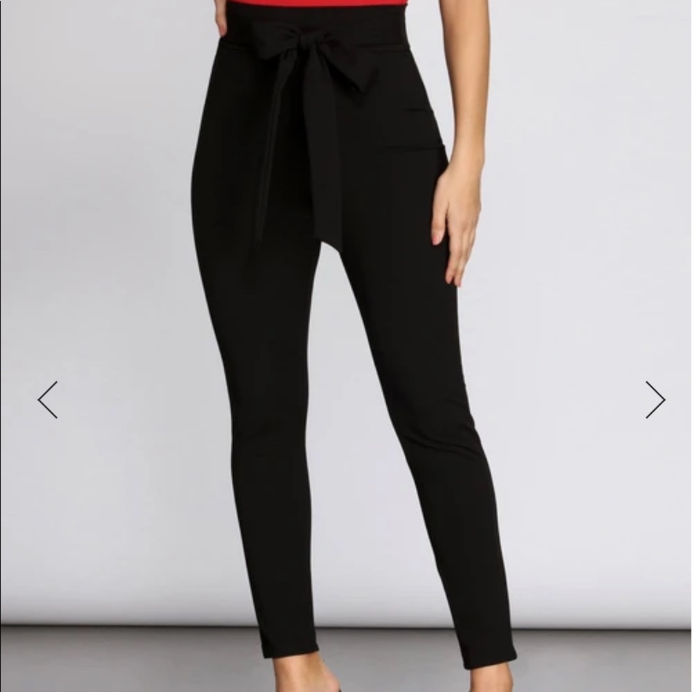 All Tied Together Crepe Twill Pants Windsor XS